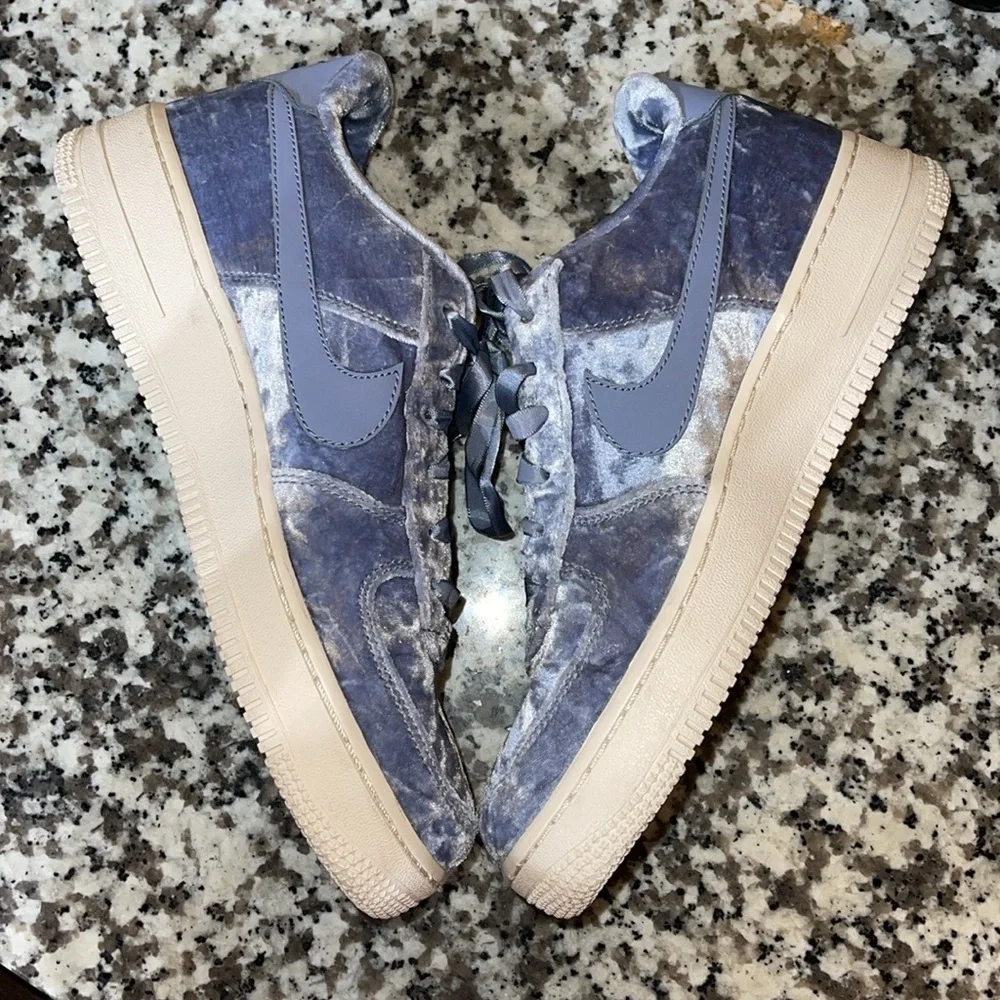 Nike Air Force 1 GS Dark Sky Blue Velvet